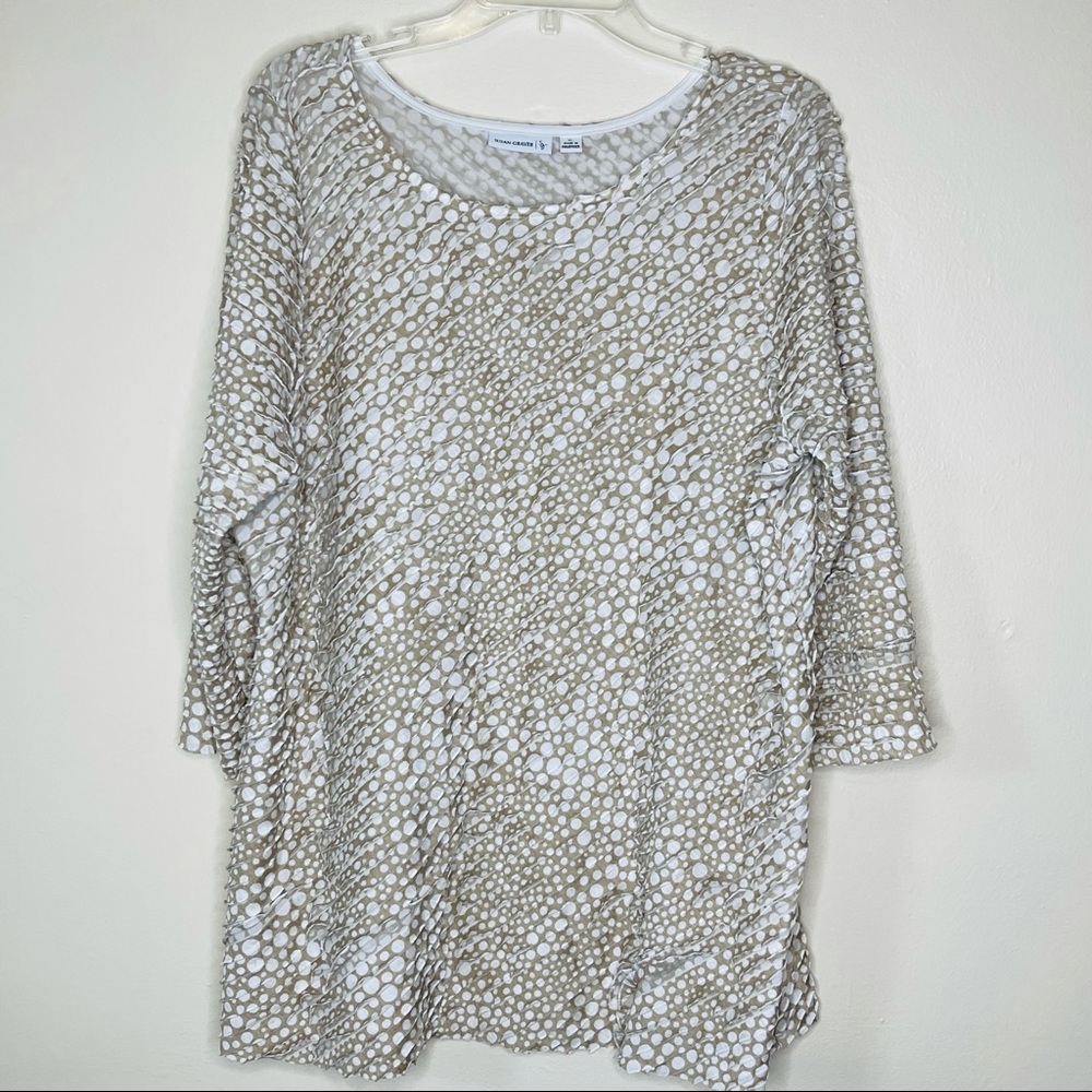 Susan Graverβ Frilly Mini Ruffle Tunic Top Sz XL